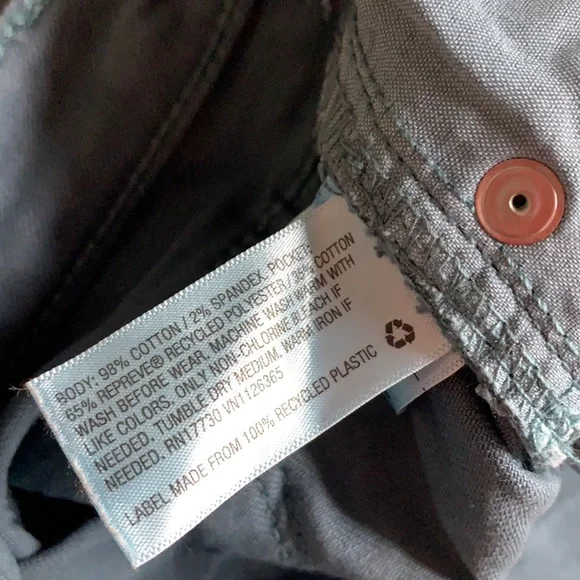 UNIVERSAL THREAD Dusk Green High Rise Shortie Raw Hem Short 10/30 - Picture 6 of 9